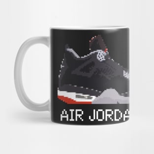 AIR JORDAN IV RETRO PIXELATED ART SHOE COLLECTION Mug